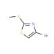 4-Bromo-2-(methylthio)-1,3-thiazole (CAS 204513-62-2) - chemical structure image