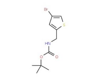 4-Bromo-2-(N-Boc-aminomethyl)thiophene (CAS 479090-39-6) - chemical structure image