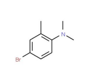 4-Bromo-2,N,N-trimethylaniline (CAS 50638-49-8) - chemical structure image