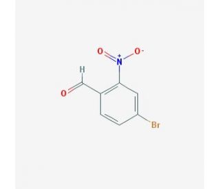 4-Bromo-2-nitro-benzaldehyde (CAS 908334-04-3) - chemical structure image