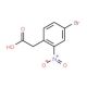 4-Bromo-2-nitrophenylacetic acid (CAS 6127-11-3) - chemical structure image