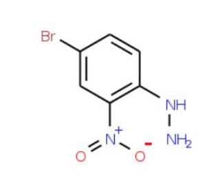 4-Bromo-2-nitrophenylhydrazine (CAS 59488-34-5) - chemical structure image