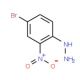 4-Bromo-2-nitrophenylhydrazine (CAS 59488-34-5) - chemical structure image