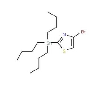 4-Bromo-2-(tributylstannyl)thiazole (CAS 173978-98-8) - chemical structure image