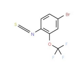 4-Bromo-2-(trifluoromethoxy)phenyl isothiocyanate (CAS 238742-91-1) - chemical structure image