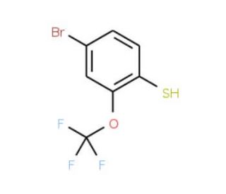 4-Bromo-2-(trifluoromethoxy)thiophenol (CAS 175278-15-6) - chemical structure image