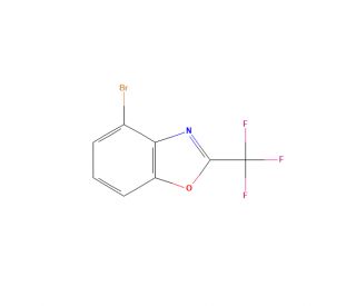 4-Bromo-2-(trifluoromethyl)-1,3-benzoxazole (CAS 217326-71-1) - chemical structure image