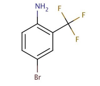 4-Bromo-2-(trifluoromethyl)aniline (CAS 445-02-3) - chemical structure image