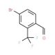 4-Bromo-2-(trifluoromethyl)benzaldehyde (CAS 861928-27-0) - chemical structure image