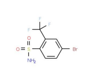 4-Bromo-2-(trifluoromethyl)benzenesulfonamide (CAS 351003-62-8) - chemical structure image