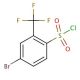 4-Bromo-2-(trifluoromethyl)benzenesulfonyl chloride (CAS 176225-10-8) - chemical structure image