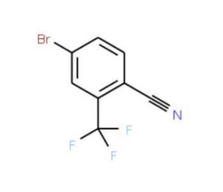 4-Bromo-2-(trifluoromethyl)benzonitrile (CAS 191165-13-6) - chemical structure image