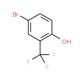 4-Bromo-2-(trifluoromethyl)phenol (CAS 50824-04-9) - chemical structure image