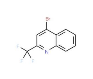 4-Bromo-2-(trifluoromethyl)quinoline (CAS 18706-25-7) - chemical structure image