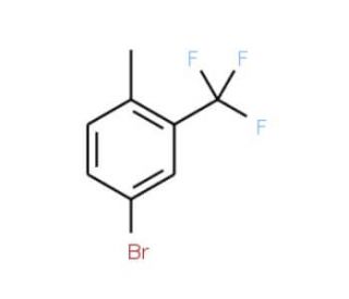 4-Bromo-2-(trifluoromethyl)toluene (CAS 86845-27-4) - chemical structure image