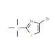 4-Bromo-2-(trimethylsilyl)thiazole (CAS 108306-53-2) - chemical structure image