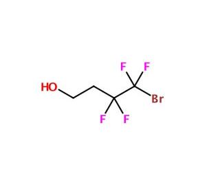 4-Bromo-3,3,4,4-tetrafluorobutan-1-ol (CAS 234443-21-1) - chemical structure image