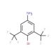 4-Bromo-3,5-bis(trifluoromethyl)aniline (CAS 268733-18-2) - chemical structure image