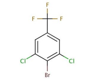 4-Bromo-3,5-dichlorobenzotrifluoride (CAS 118754-53-3) - chemical structure image