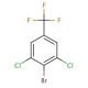 4-Bromo-3,5-dichlorobenzotrifluoride (CAS 118754-53-3) - chemical structure image