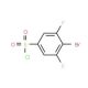 4-Bromo-3,5-difluorobenzenesulphonyl chloride (CAS 518057-63-1) - chemical structure image