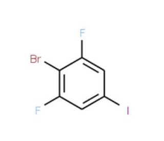 4-Bromo-3,5-difluoroiodobenzene (CAS 155906-10-8) - chemical structure image