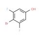 4-Bromo-3,5-difluorophenol (CAS 130191-91-2) - chemical structure image