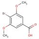 4-Bromo-3,5-dimethoxybenzoic acid (CAS 56518-42-4) - chemical structure image
