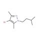 4-Bromo-3,5-dimethyl-1-(3-methylbutyl)-1H-pyrazole (CAS 1171717-09-1) - chemical structure image