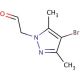 (4-Bromo-3,5-dimethyl-1H-pyrazol-1-yl)acetaldehyde - chemical structure image