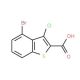4-Bromo-3-chloro-1-benzothiophene-2-carboxylic acid - chemical structure image