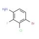4-Bromo-3-chloro-2-fluoroaniline (CAS 115843-99-7) - chemical structure image