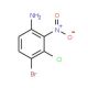 4-Bromo-3-chloro-2-nitroaniline (CAS 1000573-99-8) - chemical structure image
