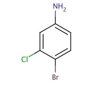 4-Bromo-3-chloroaniline (CAS 21402-26-6) - chemical structure image