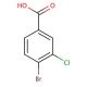 4-Bromo-3-chlorobenzoic acid (CAS 25118-59-6) - chemical structure image