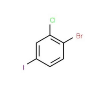 4-Bromo-3-chloroiodobenzene (CAS 535934-25-9) - chemical structure image