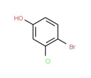 4-Bromo-3-chlorophenol (CAS 13631-21-5) - chemical structure image