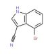 4-Bromo-3-cyanoindole (CAS 903131-13-5) - chemical structure image