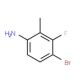 4-Bromo-3-fluoro-2-methylaniline - chemical structure image