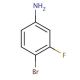 4-Bromo-3-fluoroaniline (CAS 656-65-5) - chemical structure image