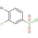 4-Bromo-3-fluorobenzenesulfonyl chloride (CAS 351003-51-5) - chemical structure image