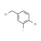 4-Bromo-3-fluorobenzyl bromide (CAS 127425-73-4) - chemical structure image