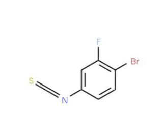 4-Bromo-3-fluorophenyl isothiocyanate (CAS 362690-56-0) - chemical structure image