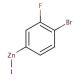 4-Bromo-3-fluorophenylzinc iodide solution (CAS 352525-65-6) - chemical structure image