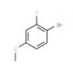 4-Bromo-3-fluorothioanisole (CAS 917562-25-5) - chemical structure image