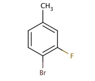 4-Bromo-3-fluorotoluene (CAS 452-74-4) - chemical structure image