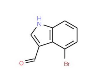 4-Bromo-3-formylindole (CAS 98600-34-1) - chemical structure image
