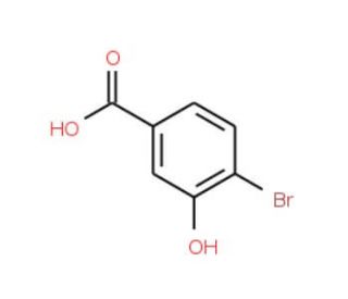 4-Bromo-3-hydroxybenzoic acid (CAS 14348-38-0) - chemical structure image