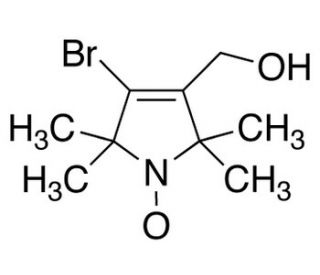 4-Bromo-3-hydroxymethyl-1-oxyl-2,2,5,5-tetramethyl-&delta;3-pyrroline (CAS 85591-93-1) - chemical structure image