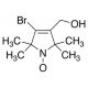 4-Bromo-3-hydroxymethyl-1-oxyl-2,2,5,5-tetramethyl-δ3-pyrroline (CAS 85591-93-1) - chemical structure image